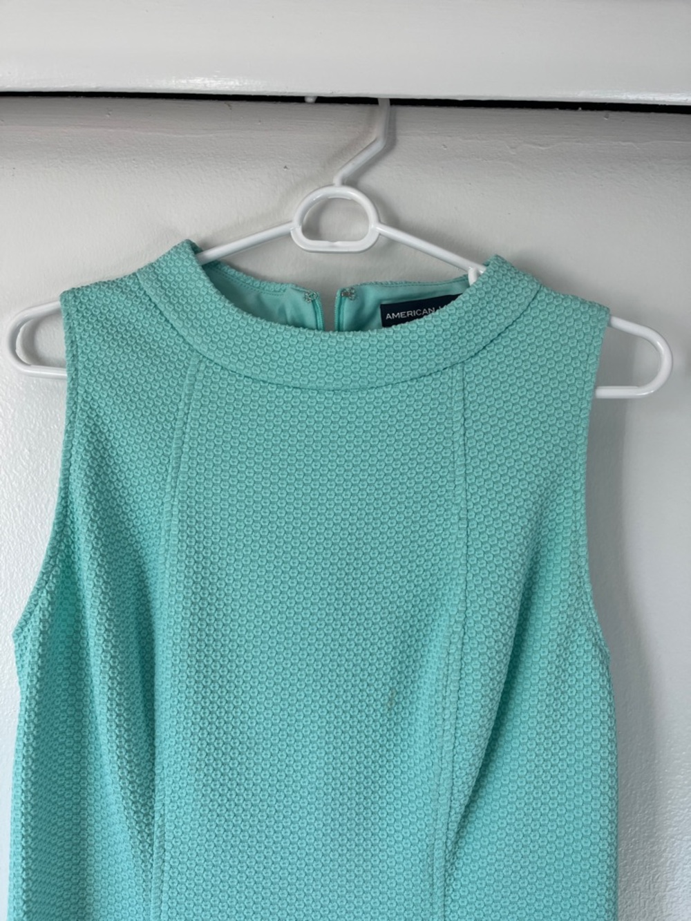 American Living Sleeveless Mint Shift Dress - Picture 2 of 4